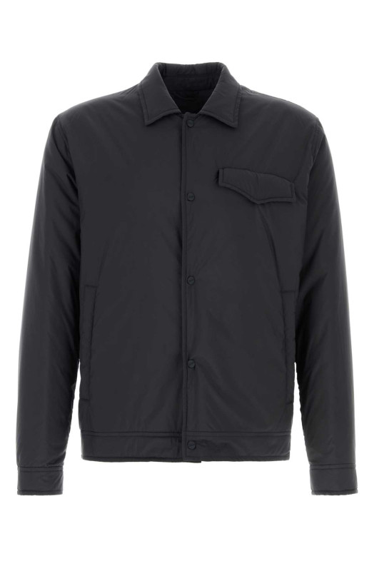 Midnight blue polyester jacket HERNO (GI000612U12456Z)