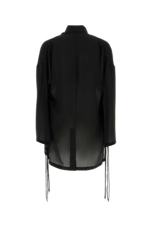 Black silk kimono Black YOHJI YAMAMOTO (HKJ17441)
