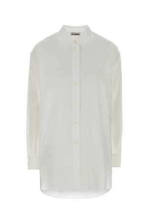 White muslin shirt White JIL SANDER (J03DL0223J45339)