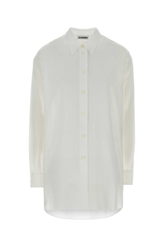 White muslin shirt White JIL SANDER (J03DL0223J45339)