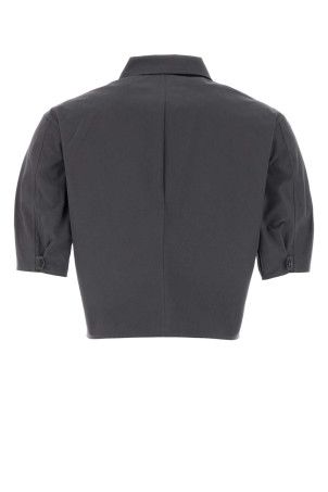 Dark grey poplin shirt Multicolor JIL SANDER (J03DL0237J45338)