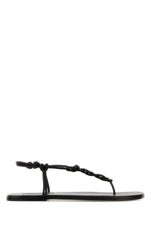 Black leather Tangle sandals JIL SANDER (J16WP0144P7448)