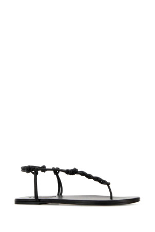 Black leather Tangle sandals JIL SANDER (J16WP0144P7448)