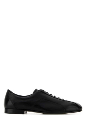 Black leather  Hamburg lace-up shoes JIL SANDER (J32WQ0040P7696)