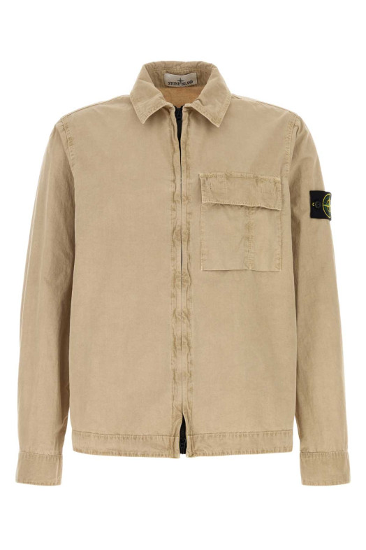 Beige cotton shirt STONE ISLAND (L1S151200008S00WN)