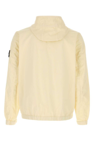 Cream stretch cotton jacket White STONE ISLAND (L1S154100077S0A10)