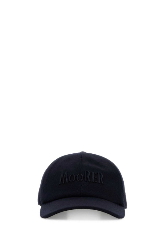 Navy blue wool baseball cap Blue MOORER (ROBINSONJT)