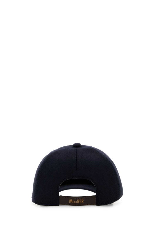 Navy blue wool baseball cap Blue MOORER (ROBINSONJT)