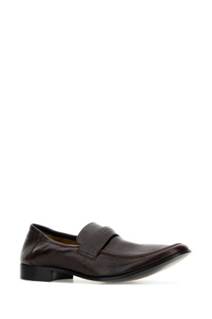 Chocolate leather loafers MM6 MAISON MARGIELA (SH3WR0008P7560)
