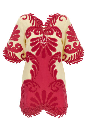 'Spring Arabesc' dress Fuchsia