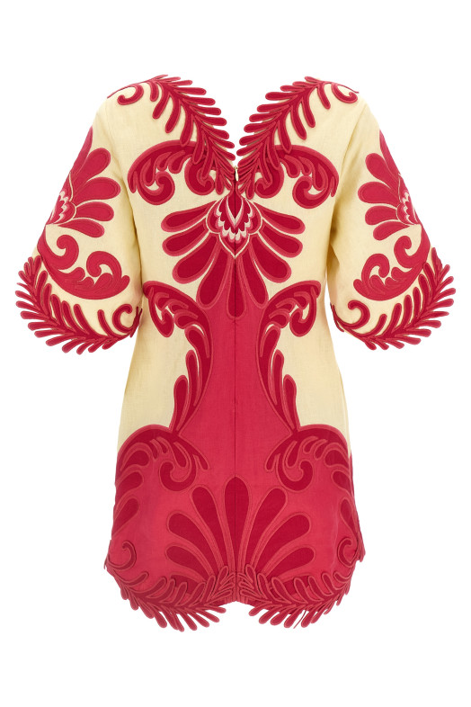 'Spring Arabesc' dress Fuchsia