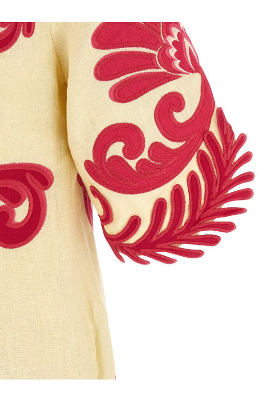 'Spring Arabesc' dress Fuchsia