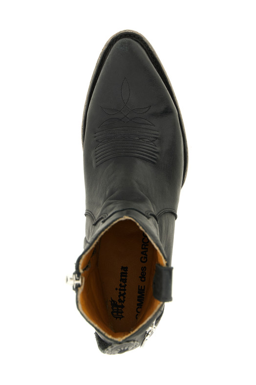 Comme Des Garçons x Mexicana ankle boots Black