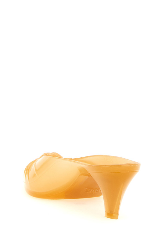 'Chloé Jelly' sabots orange
