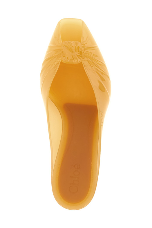 'Chloé Jelly' sabots orange