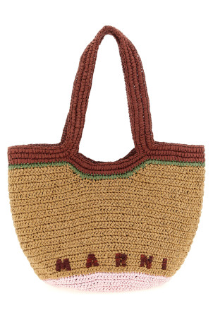 Small 'Seaside' shopping bag Multicolor