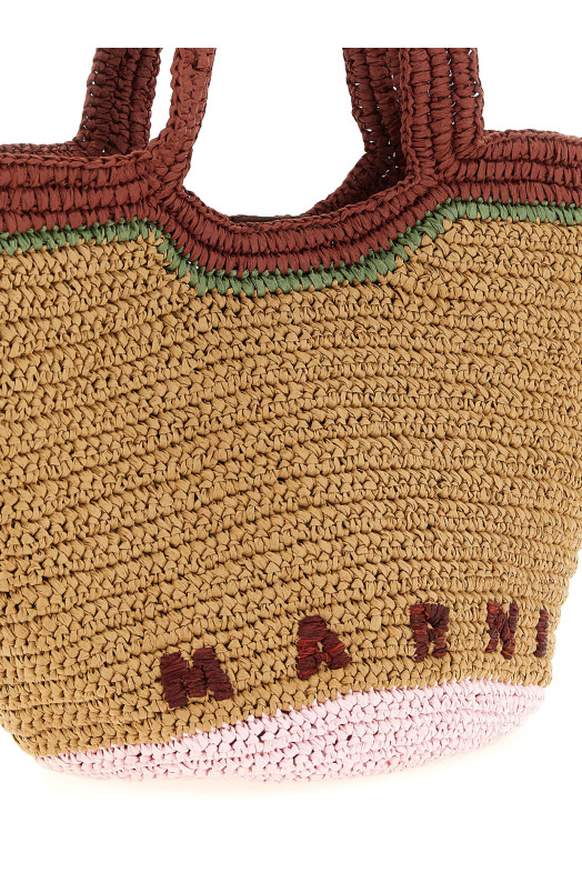 Small 'Seaside' shopping bag Multicolor