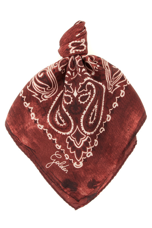 Paisley scarf Bordeaux