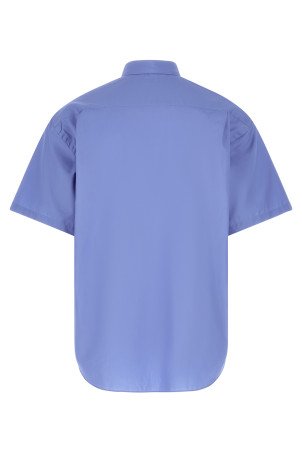 Logo embroidery shirt BLUE