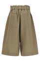 Bag waist bermuda shorts Green