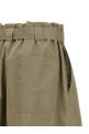 Bag waist bermuda shorts Green