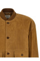 Suede bomber jacket Brown