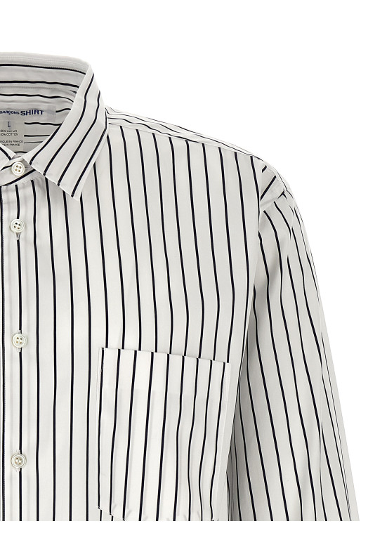 Striped shirt Black-grey