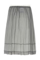 Chiffon skirt Silver