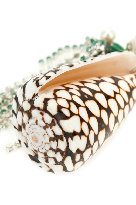 Shell necklace Green