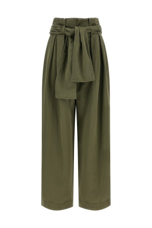 High waist pants Green