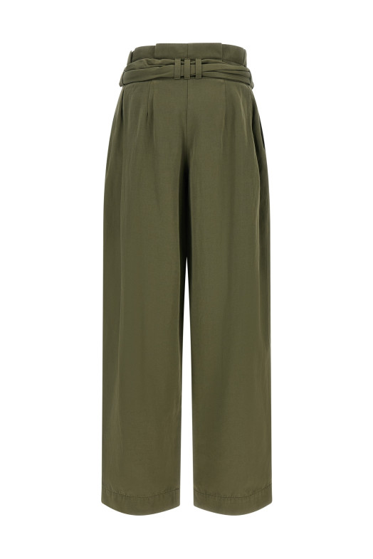 High waist pants Green