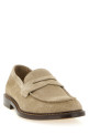 Suede loafers Beige