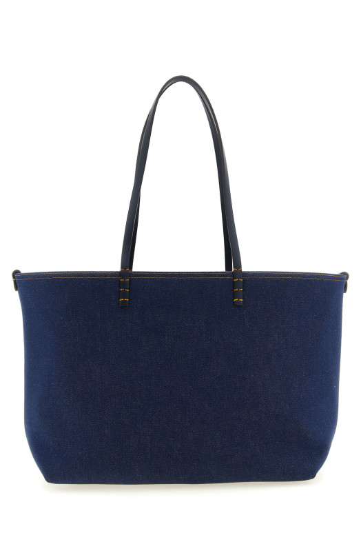 'Roll' medium reversible shopping bag Blue