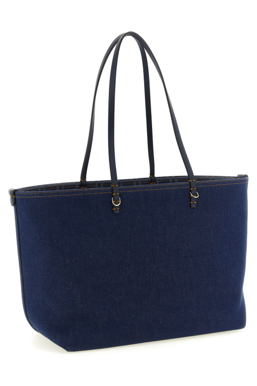 'Roll' medium reversible shopping bag Blue