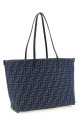 'Roll' medium reversible shopping bag Blue