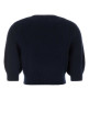 Navy blue wool blend Lorelai sweater KHAITE (18161534K534)