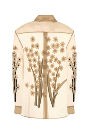 Skin pink silk Argo shirt KHAITE (2477343W343)