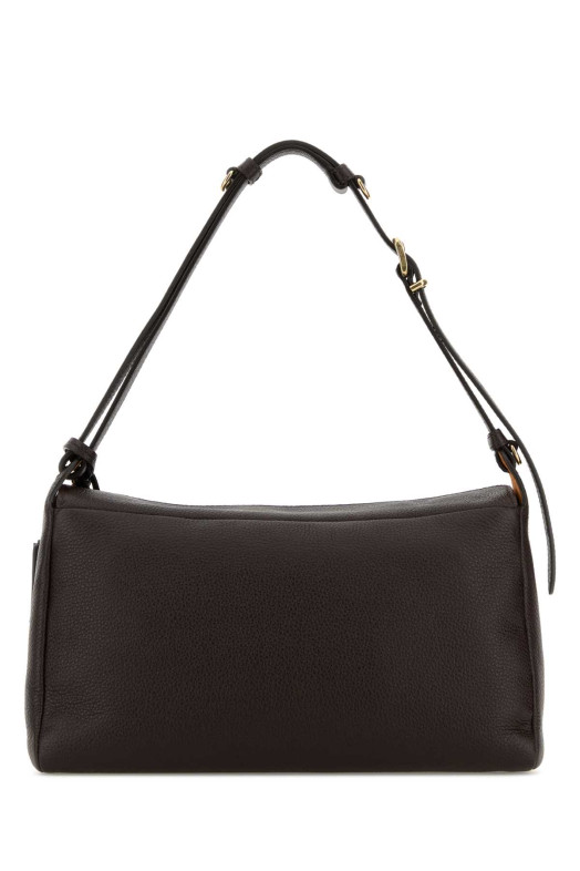 Dark brown leather crossbody bag MIU MIU (5BC1952IFL)