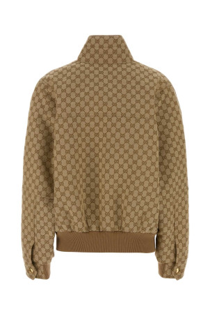 Embroidered jacquard bomber jacket GUCCI (864212ZAUSC)