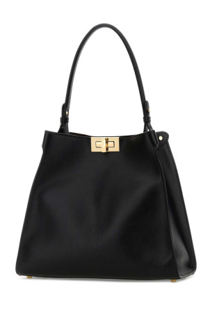 Black leather medium Fendi Way handbag FENDI (8BN368AWPF)