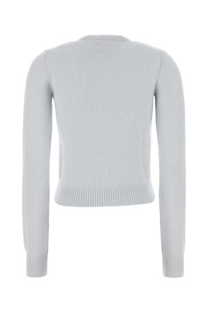 Pastel light-blue cashmere Everheart cardigan KHAITE (9947650BK650)