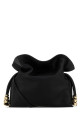 Black leather mini Coil Flamenco clutch Black LOEWE (A411FC2XAS)
