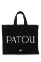 Black canvas small Tote Patou shopping bag PATOU (AC0440076)