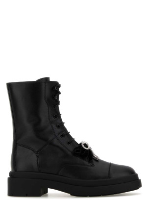 Black leather Averi boots JIMMY CHOO (AVERIFLATJVG)