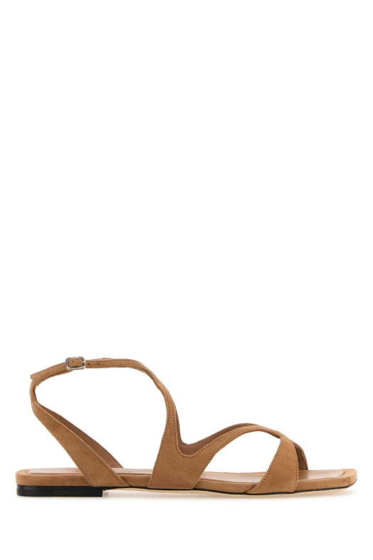 Camel suede Ayla sandals JIMMY CHOO (AYLAFLATSUE)