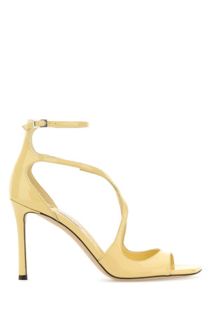 Yellow leather Azia 95 sandals JIMMY CHOO (AZIA95PAT)