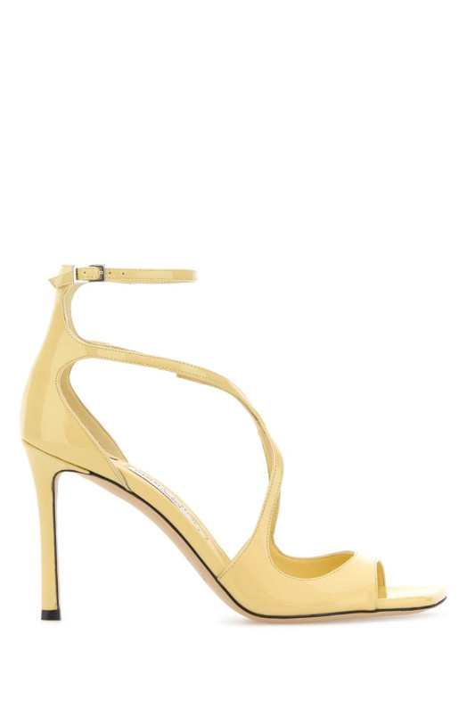 Yellow leather Azia 95 sandals JIMMY CHOO (AZIA95PAT)