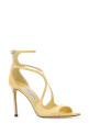 Yellow leather Azia 95 sandals JIMMY CHOO (AZIA95PAT)