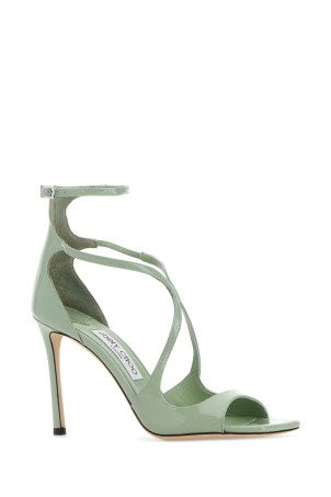 Mint green leather Azia 95 sandals Blue JIMMY CHOO (AZIA95PAT)
