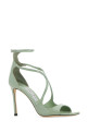 Mint green leather Azia 95 sandals Blue JIMMY CHOO (AZIA95PAT)